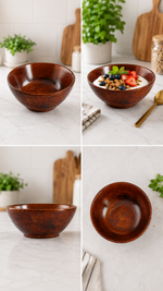 Handcrafted Wooden Serving Bowl